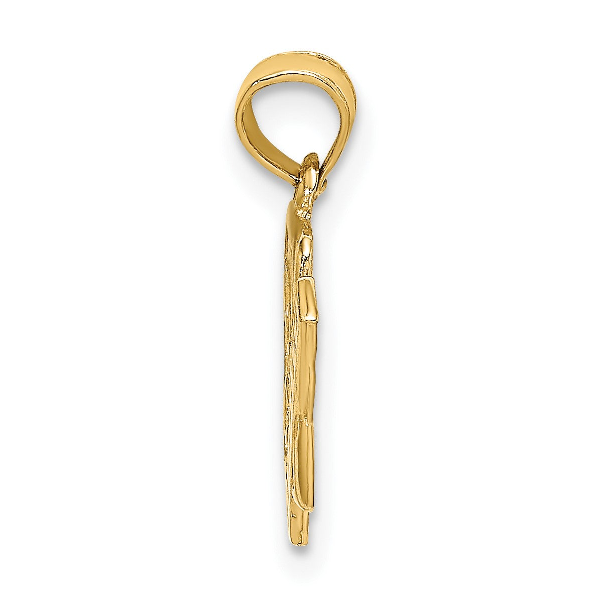 14K ABC School Book and Ruler Charm