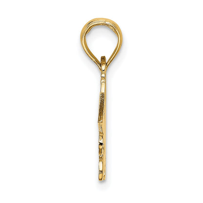 14k I'D RATHER BE FLYING Charm