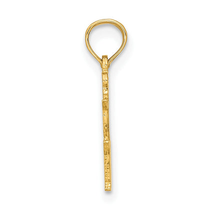 14K VIRGO Zodiac Charm