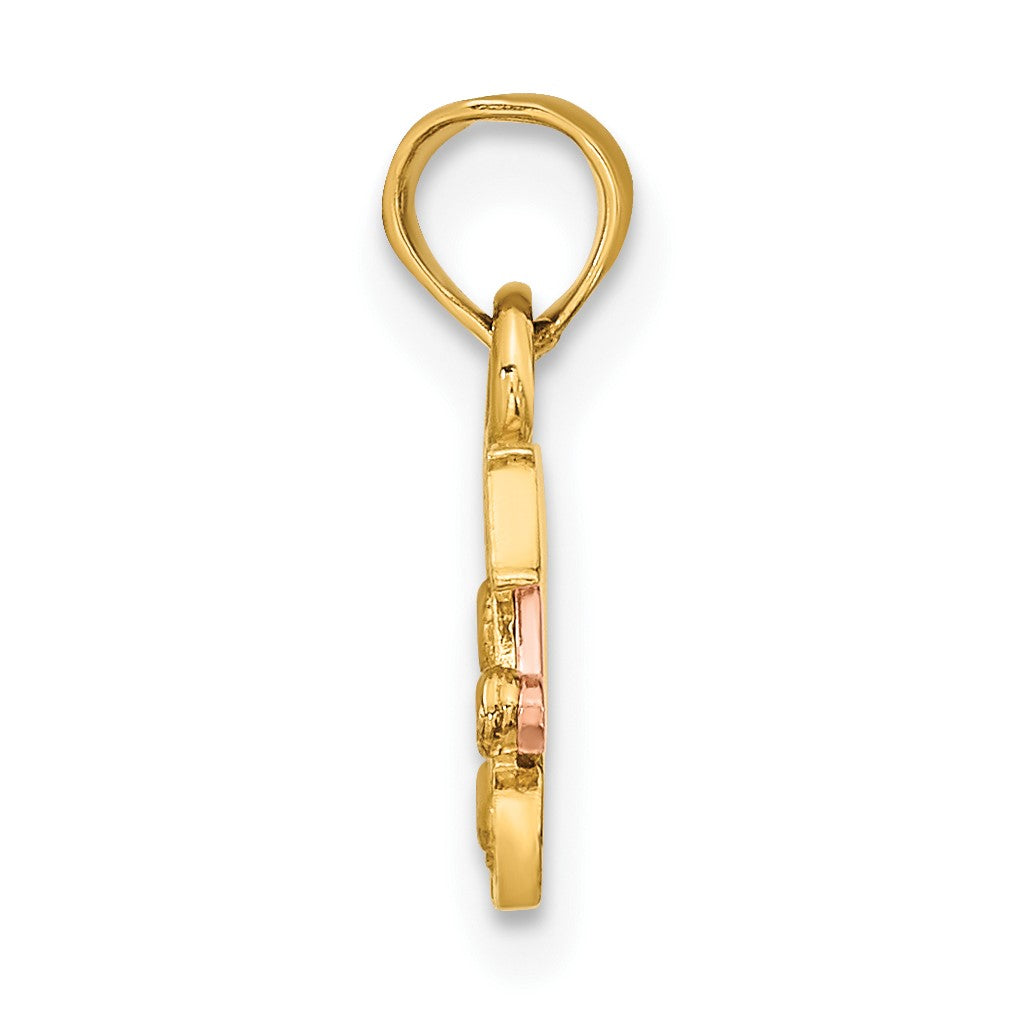14k Two-Tone DADDY'S LITTLE GIRL Charm