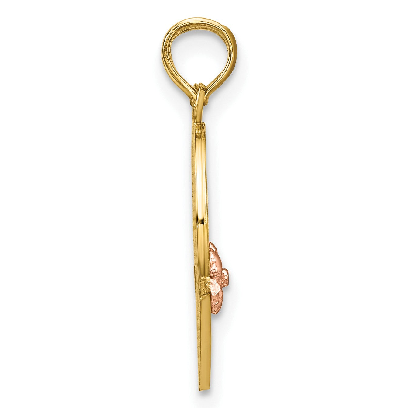 14k Two-Tone BIG SIS-LIL SIS 2-Piece Break-apart Heart Charm