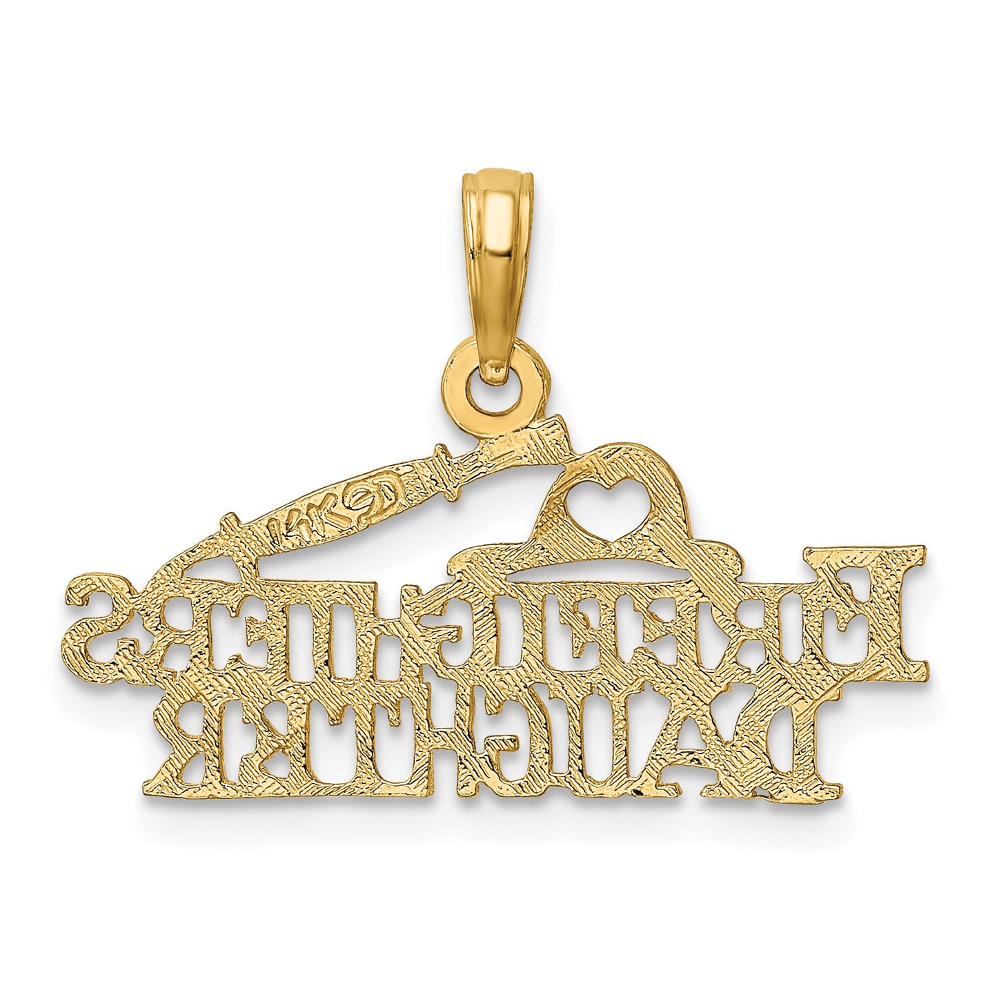 14k FIREFIGHTER'S DAUGHTER Charm