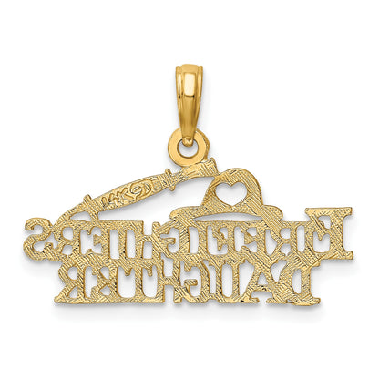 14k FIREFIGHTER'S DAUGHTER Charm