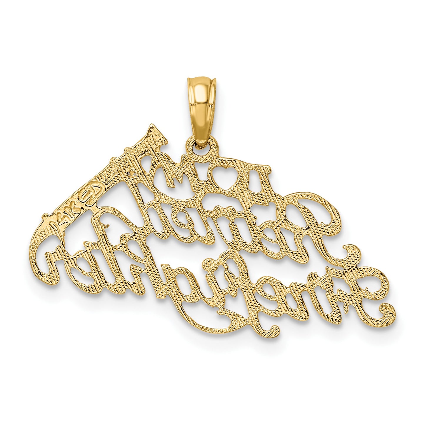 14k I HEART MY RETIRED FIREFIGHTER Charm