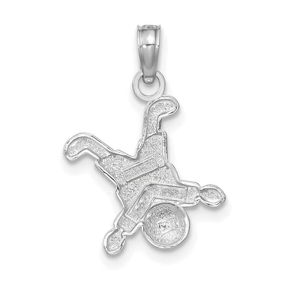 14K White Gold Little Boy Pendant