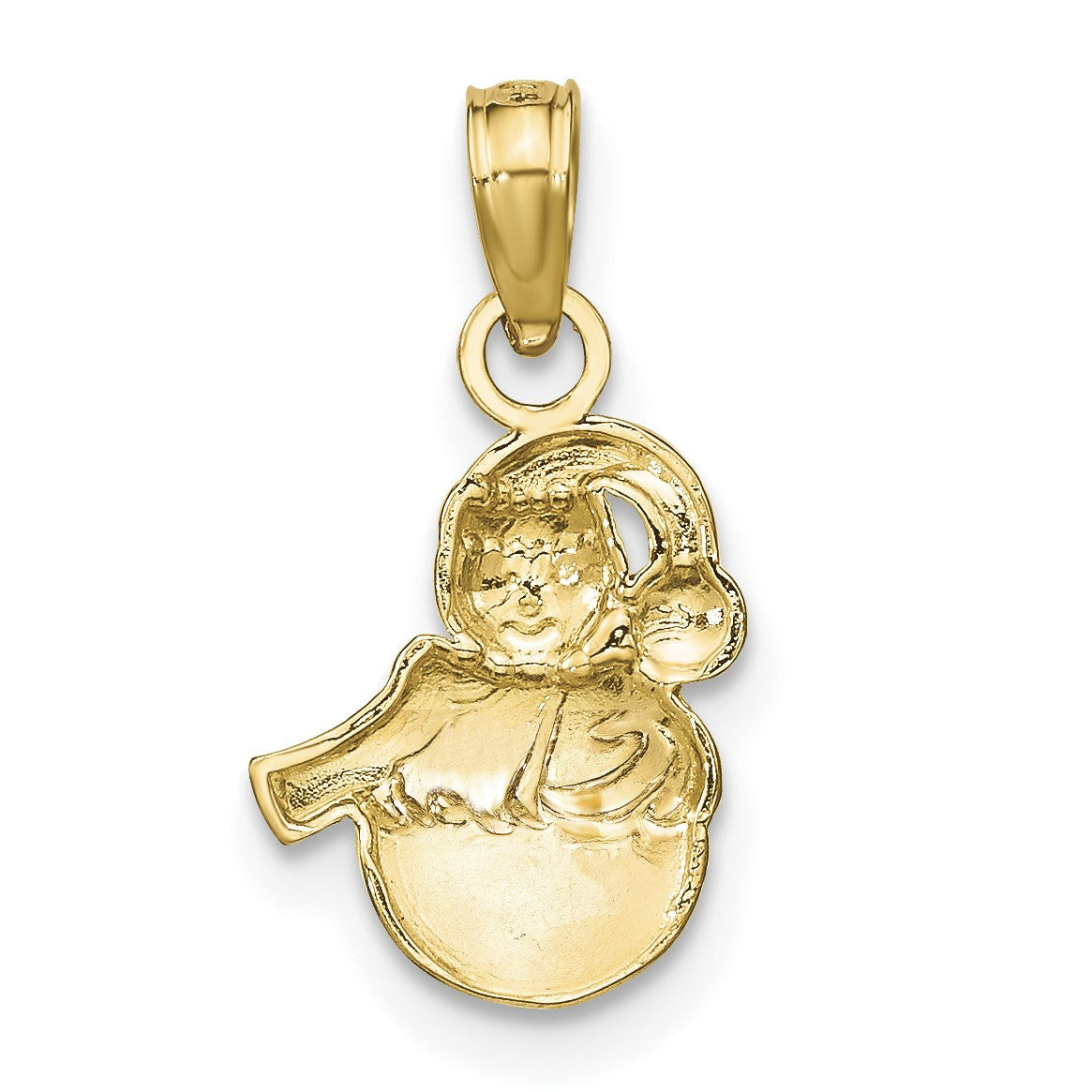 14K Snowman Charm