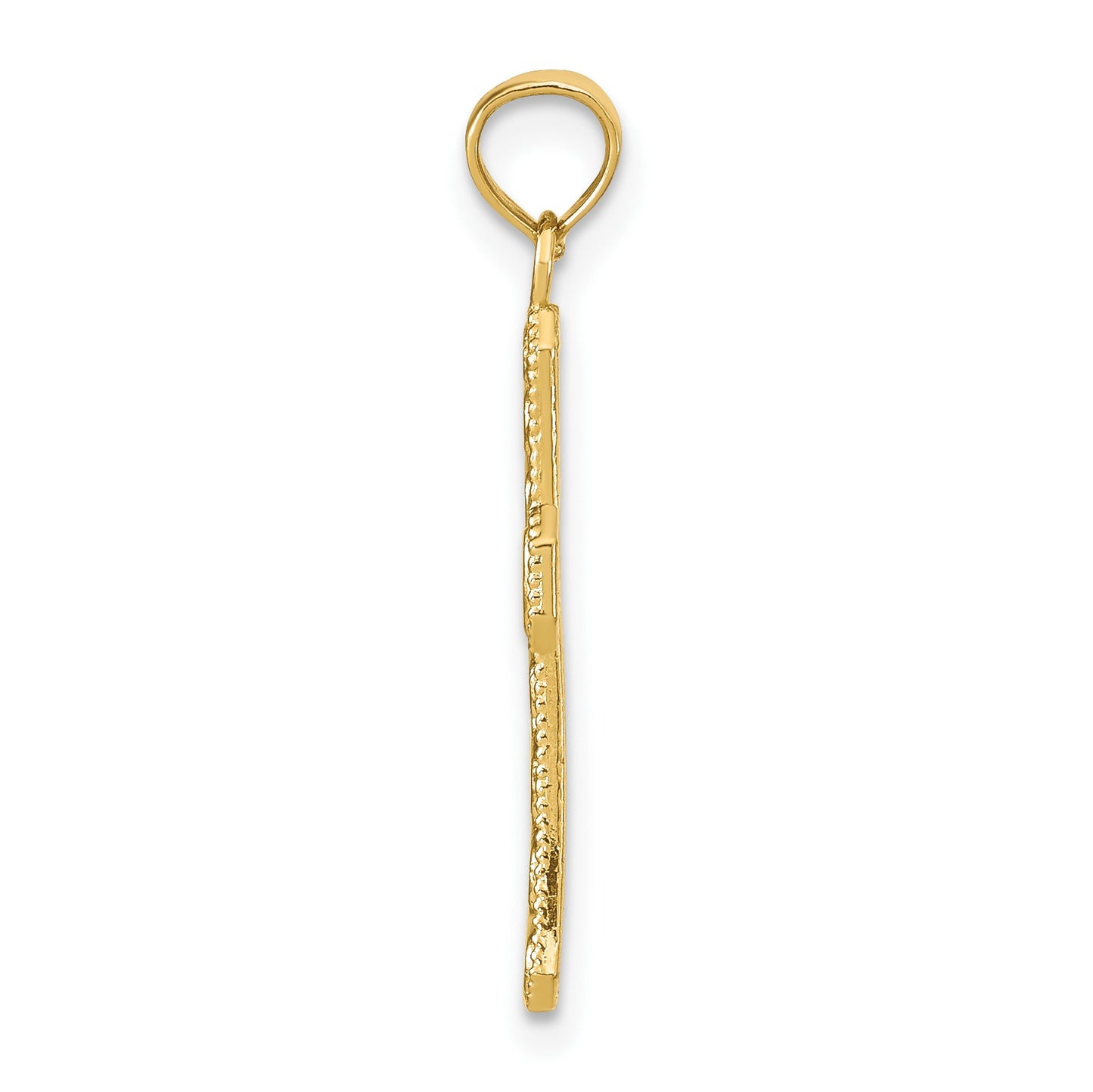 14k Fancy Cross Pendant