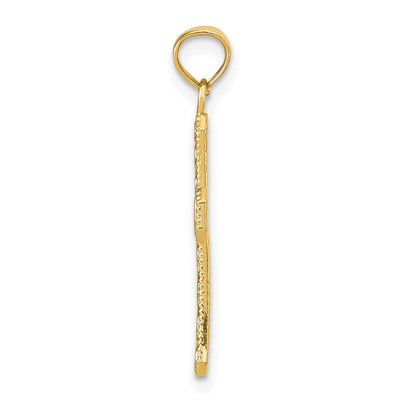 14k Fancy Cross Pendant