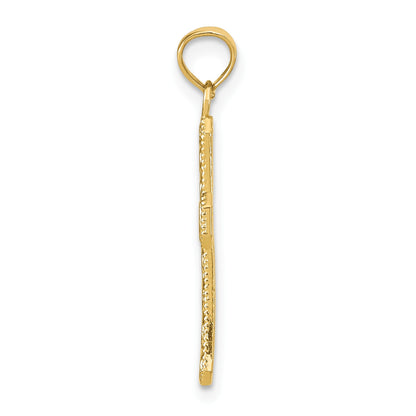 14k Fancy Cross Pendant