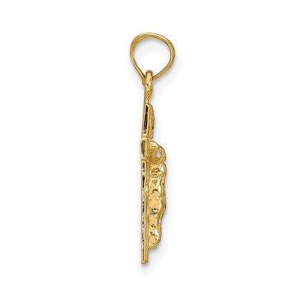 14k Crucifix Pendant