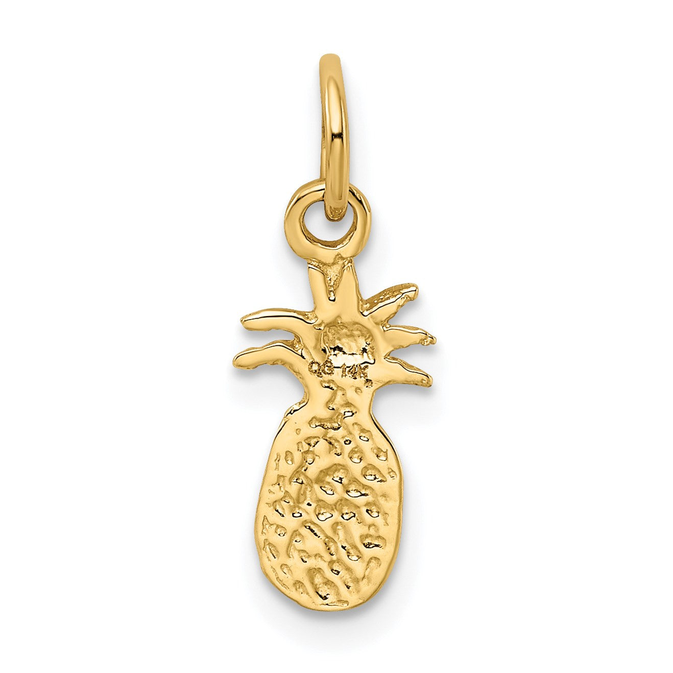 14k Polished Pineapple Charm