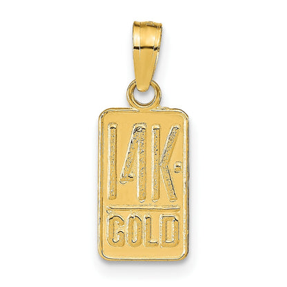 14k GOLD Pendant