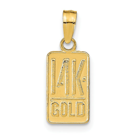 14k GOLD Pendant