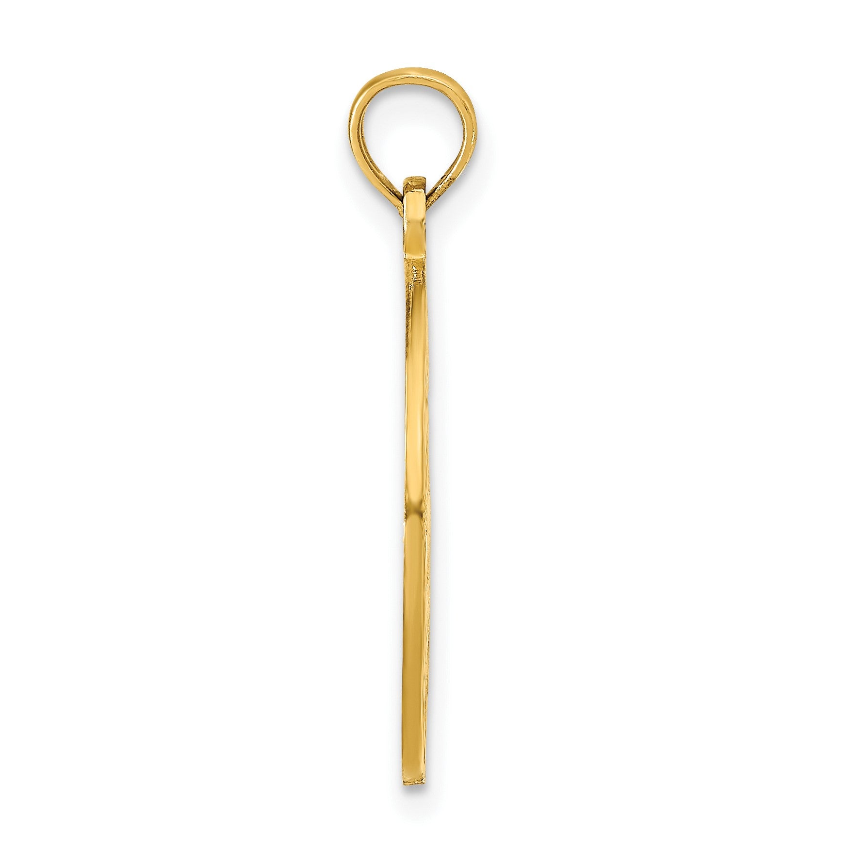 14K OCEAN CITY with Dolphins Pendant