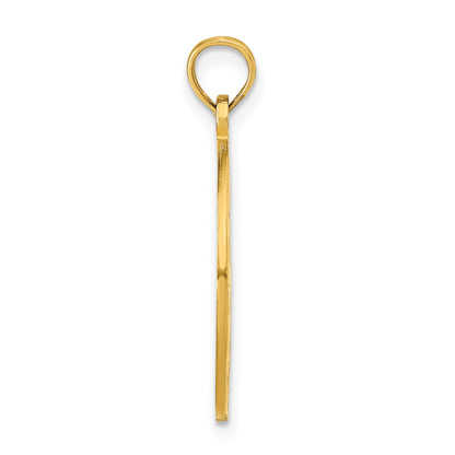 14K OCEAN CITY with Dolphins Pendant