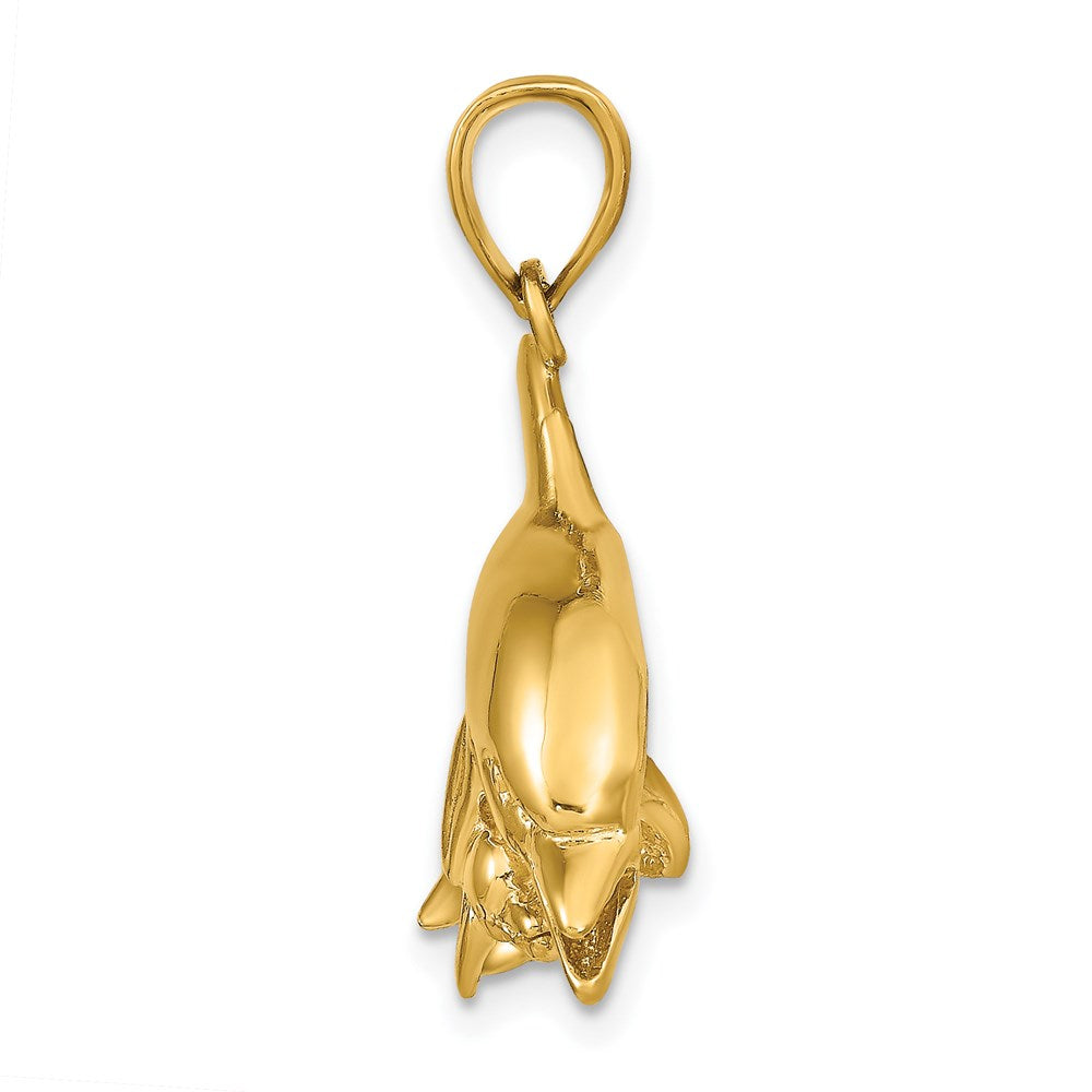 14k Dolphins Pendant