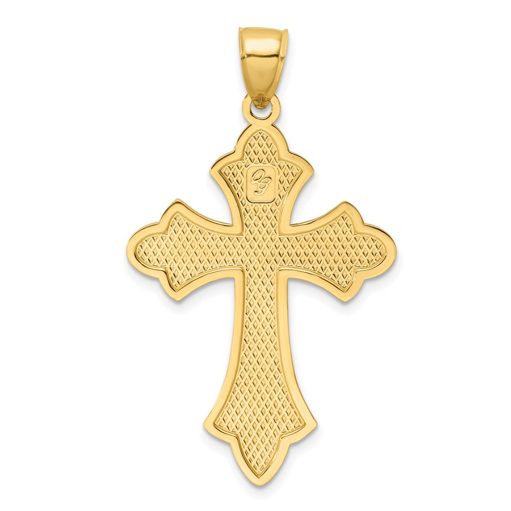 14k Polished Cross Pendant