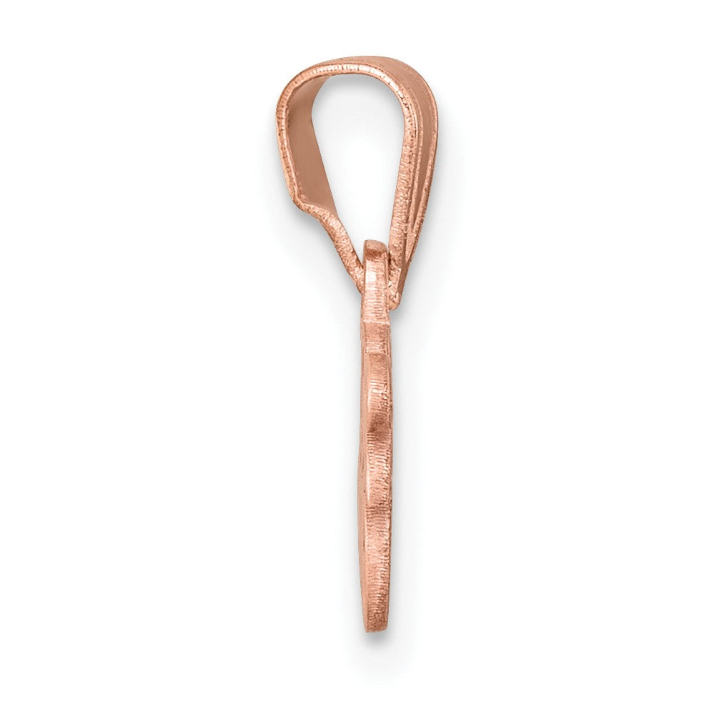 14K Rose Gold Polished 2025 GRAD Charm