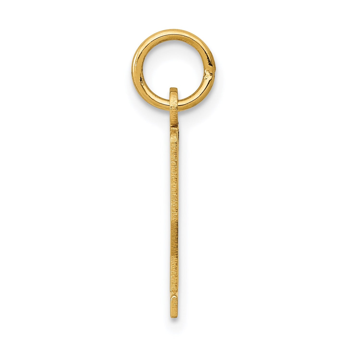 14k Small Elongated Number 22 Charm