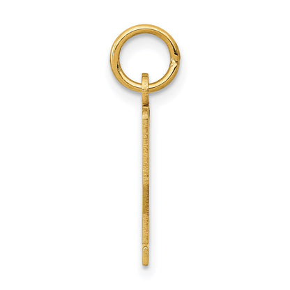 14k Small Elongated Number 22 Charm