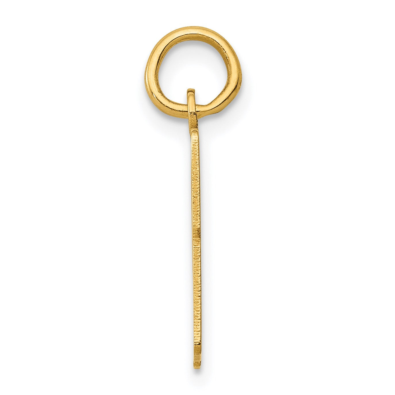 14k Small Elongated Number 43 Charm