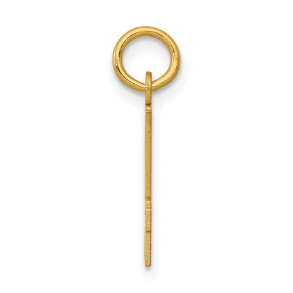 14k Small Elongated Number 94 Charm