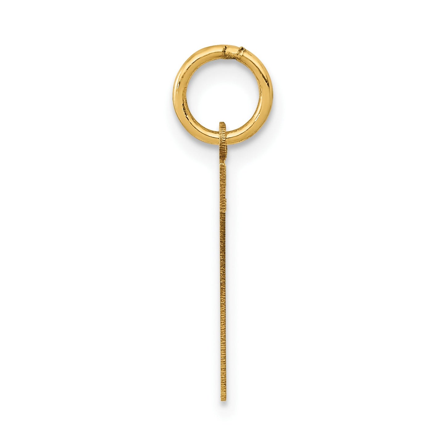 14k Medium Polished Number 7 Charm