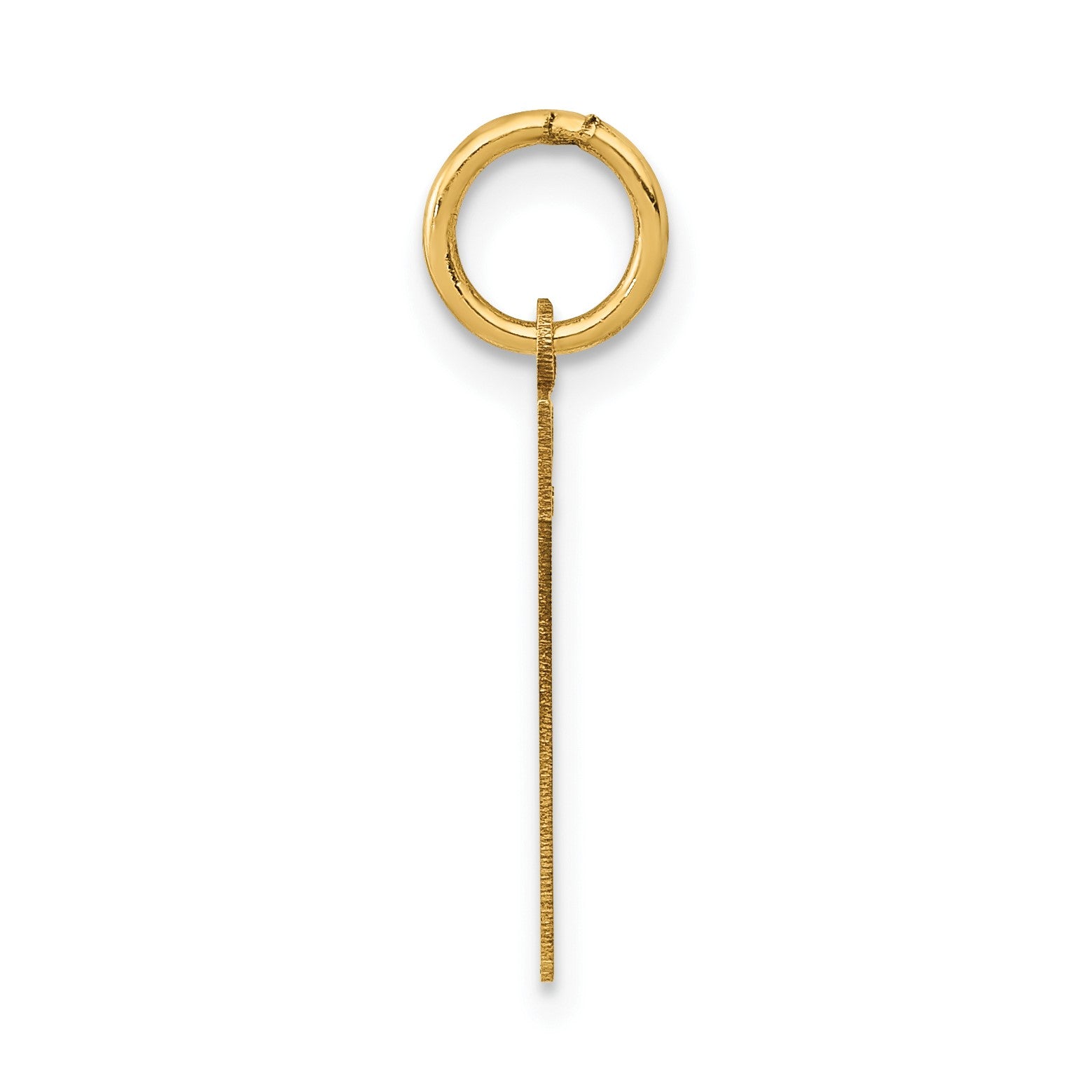 14k Medium Polished Number 7 Charm