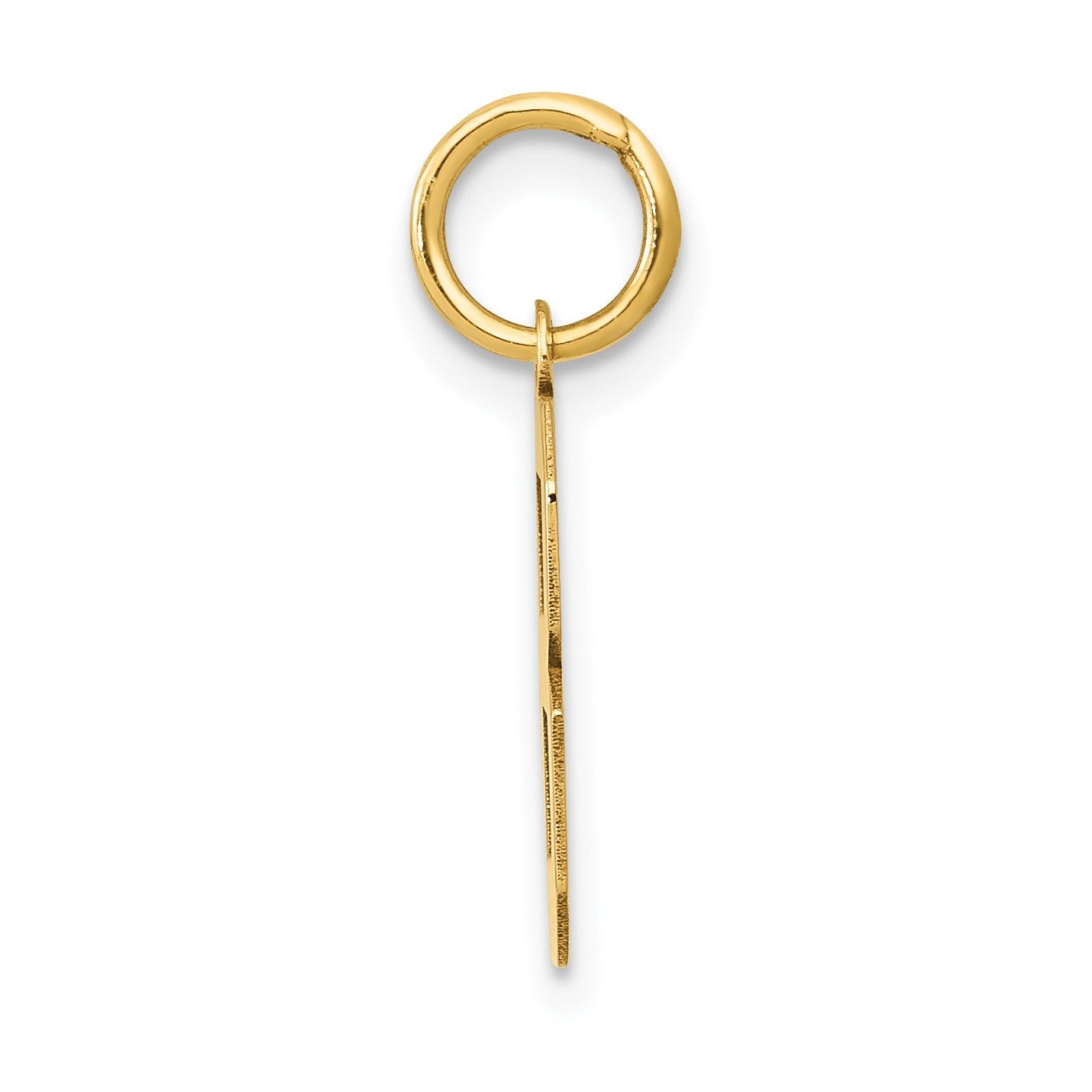 14k Small Polished Number 8 Charm