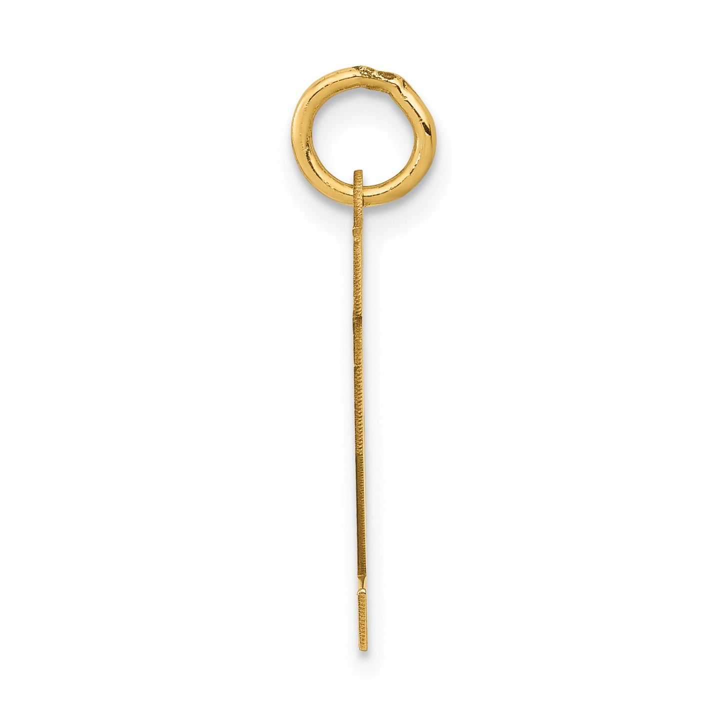 14k Small Polished Number 12 Charm