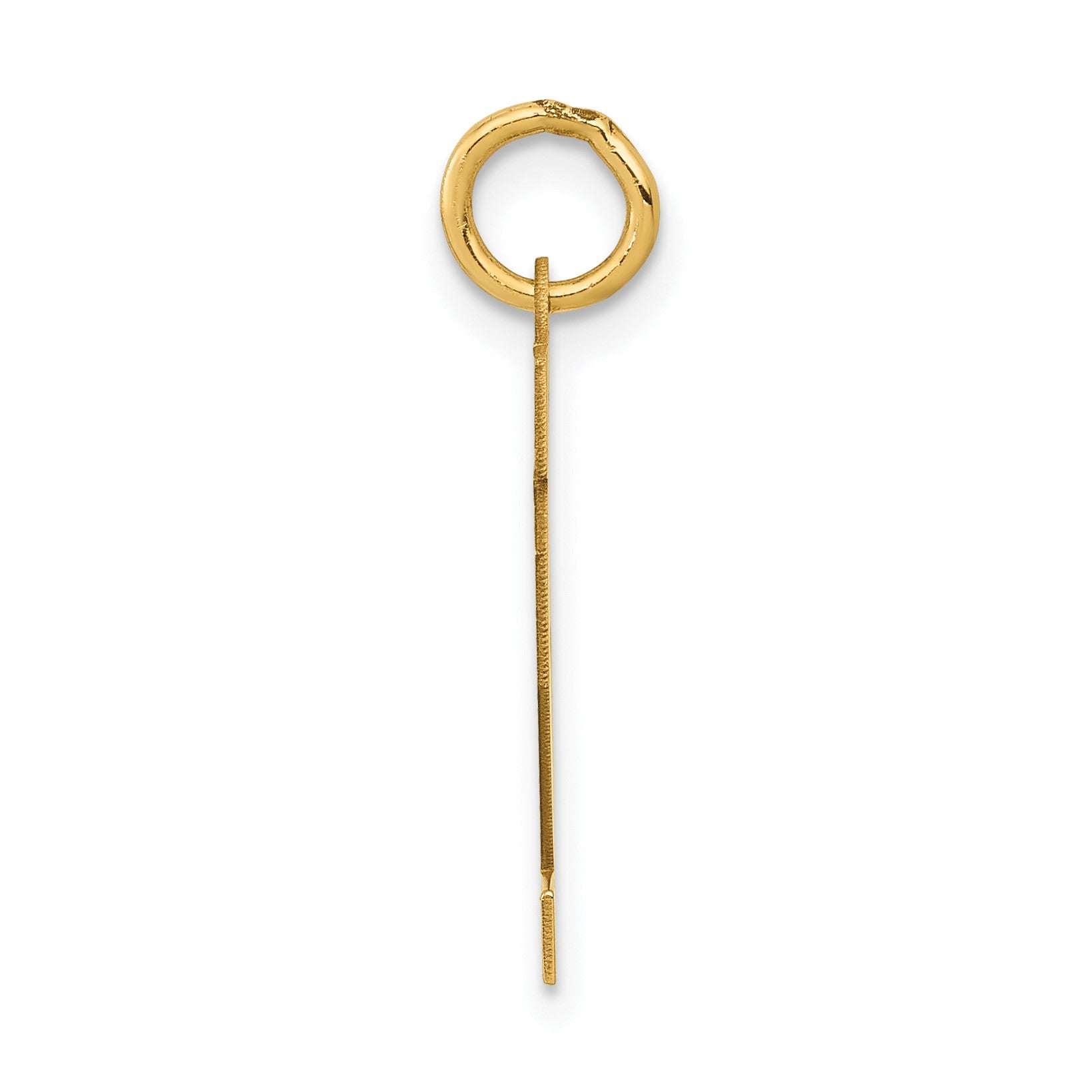 14k Small Polished Number 12 Charm