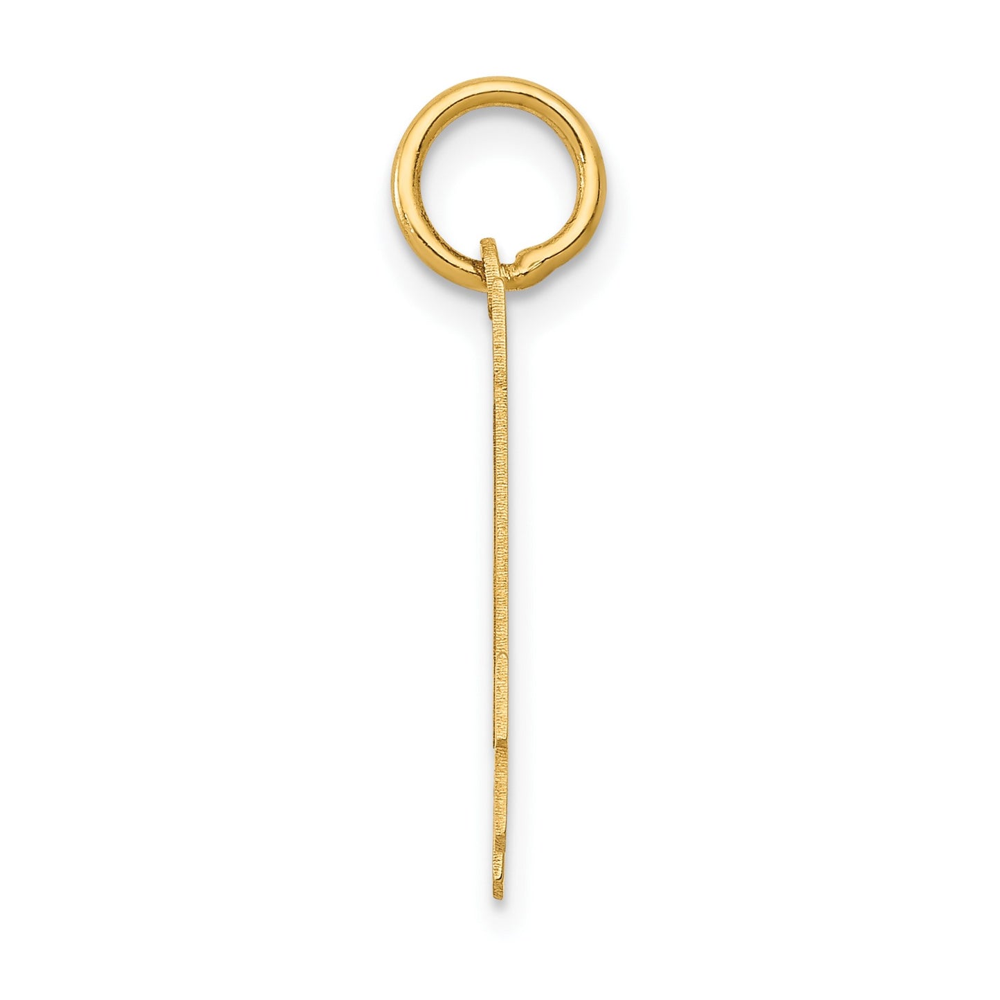 14k Small Polished Number 14 Charm