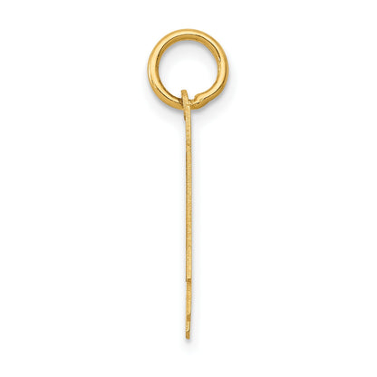 14k Small Polished Number 14 Charm