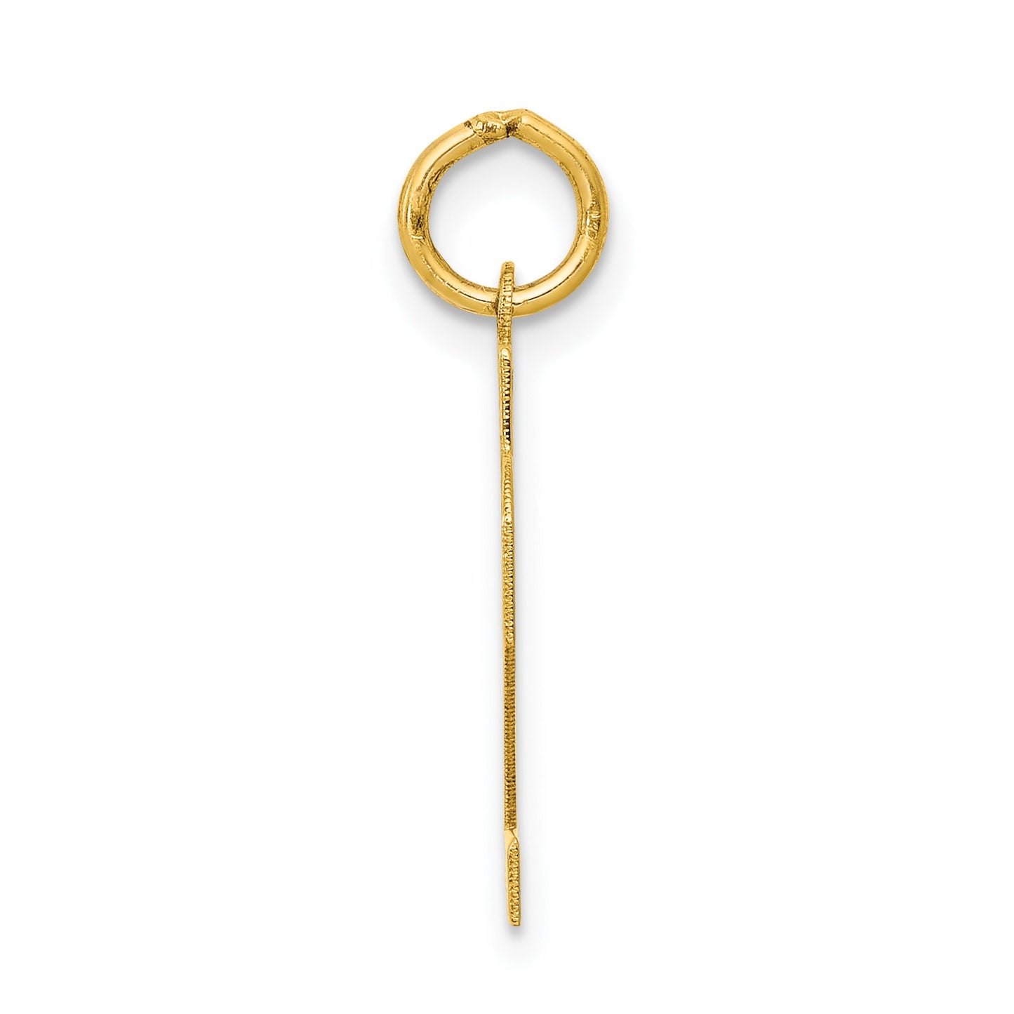 14k Small Polished Number 22 Charm