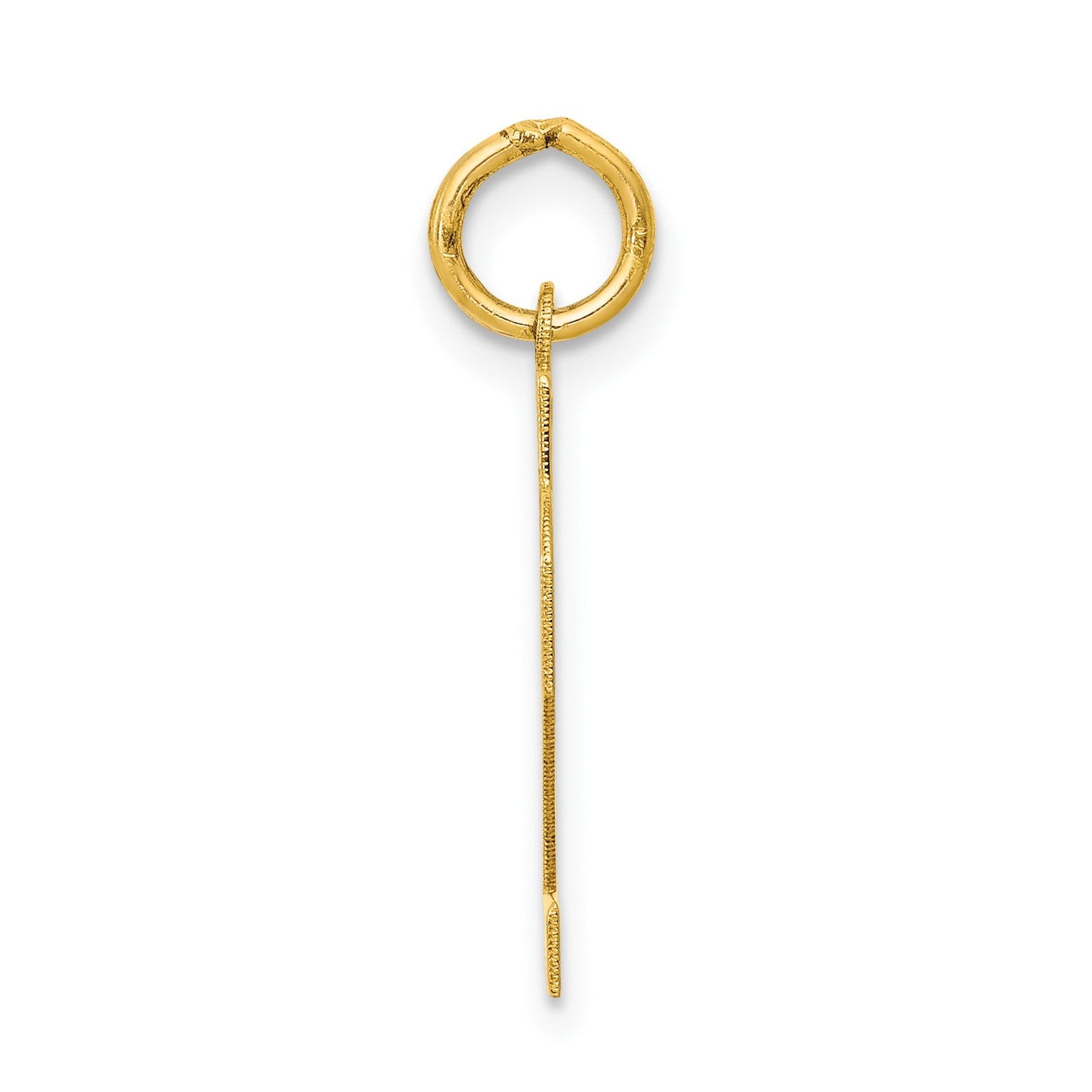 14k Small Polished Number 22 Charm
