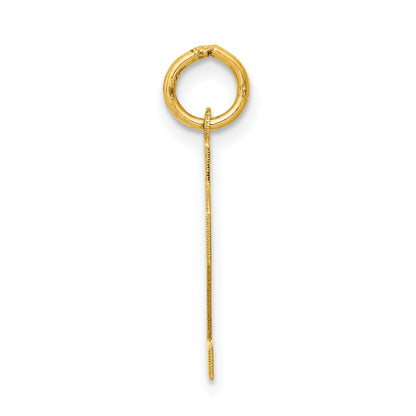 14k Small Polished Number 22 Charm