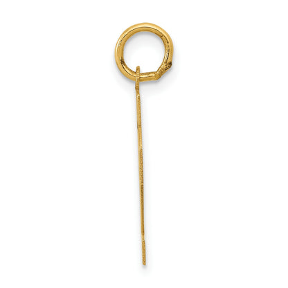 14k Small Polished Number 32 Charm