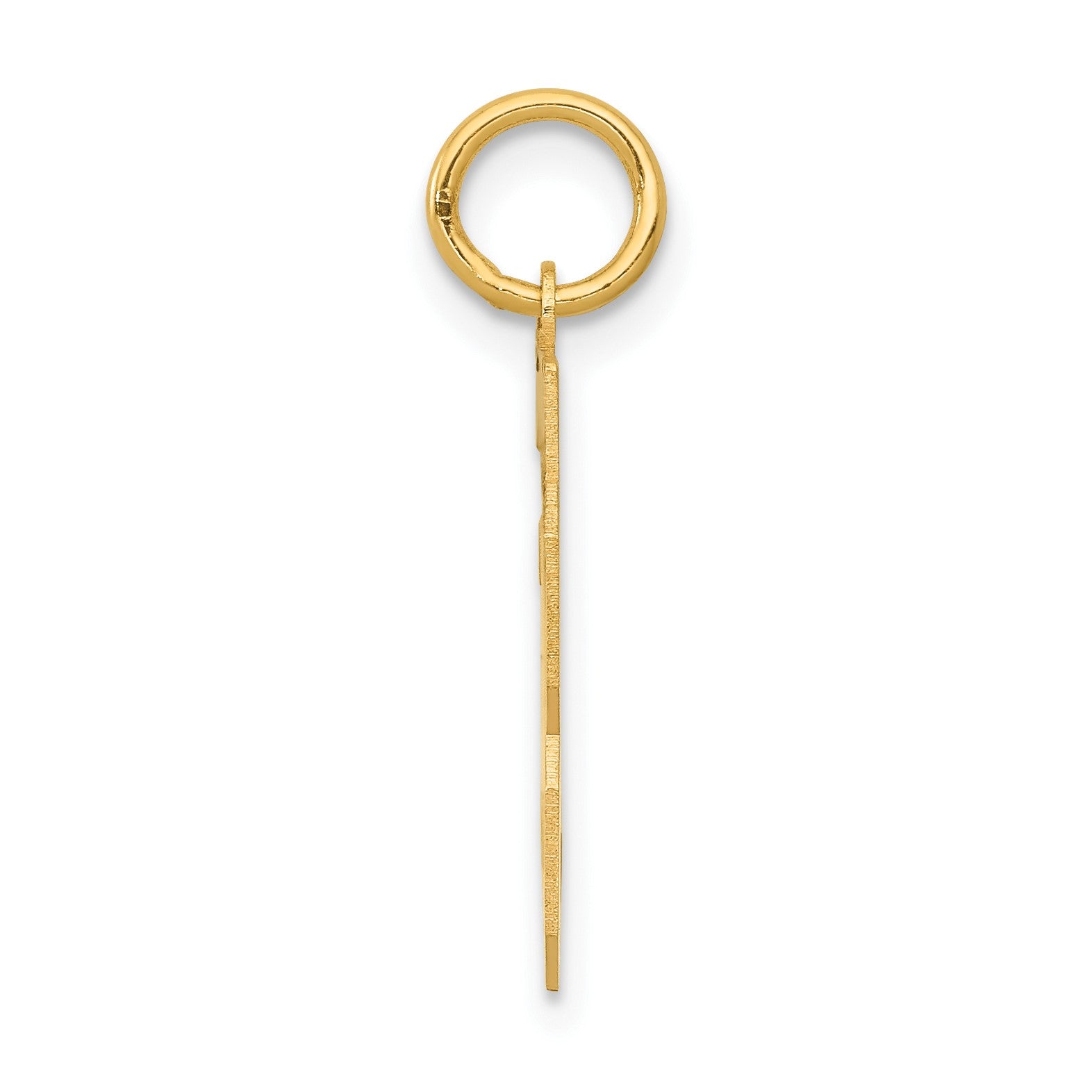 14k Small Polished Number 33 Charm