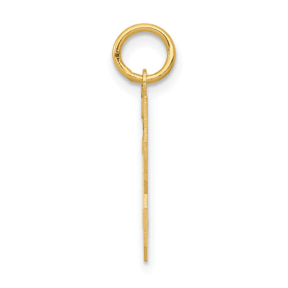14k Small Polished Number 33 Charm