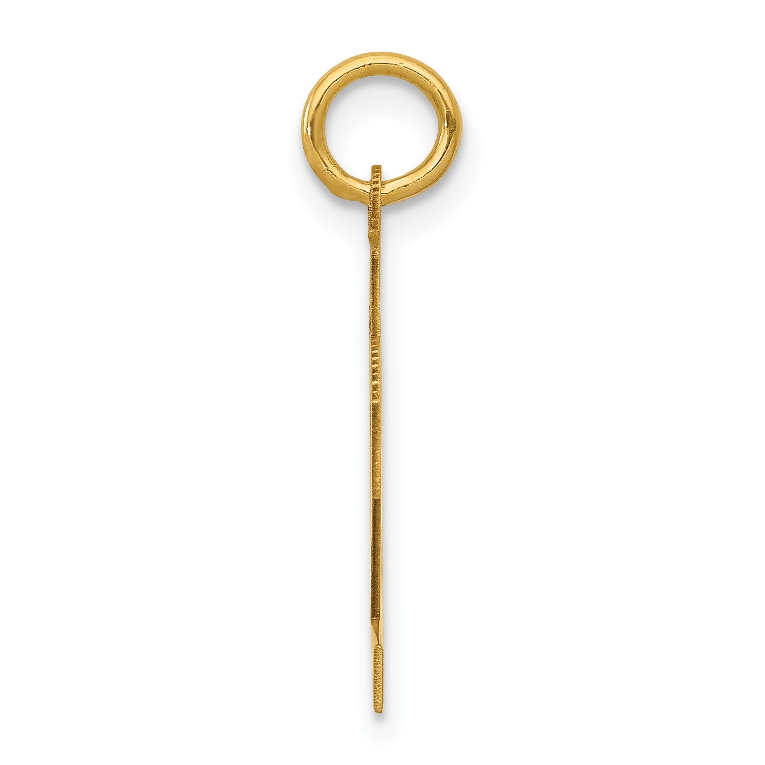 14k Small Polished Number 92 Charm