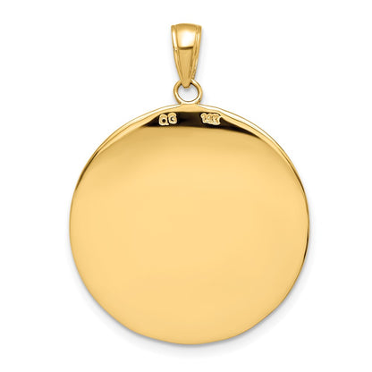 14k Saint Christopher Medal Pendant