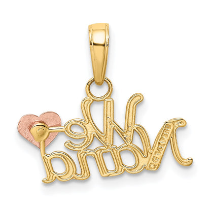 14k Two-Tone WE HEART NANA Charm