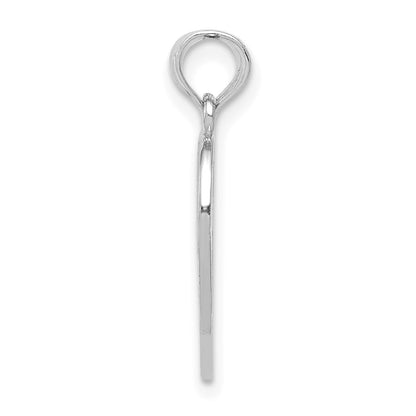 14k White Gold Enameled Flowers MOTHER - DAUGHTER 2-Piece Break-apart Pendant