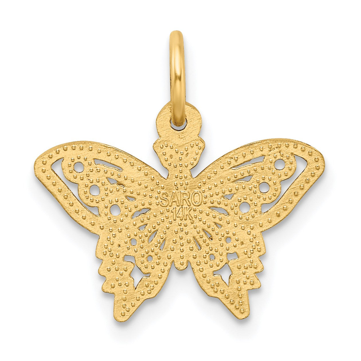 14k Butterfly Charm
