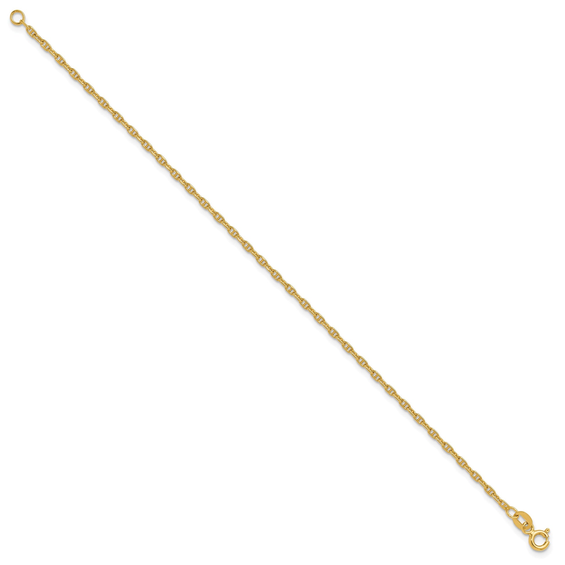 14k 1.8mm Mariners Link Chain