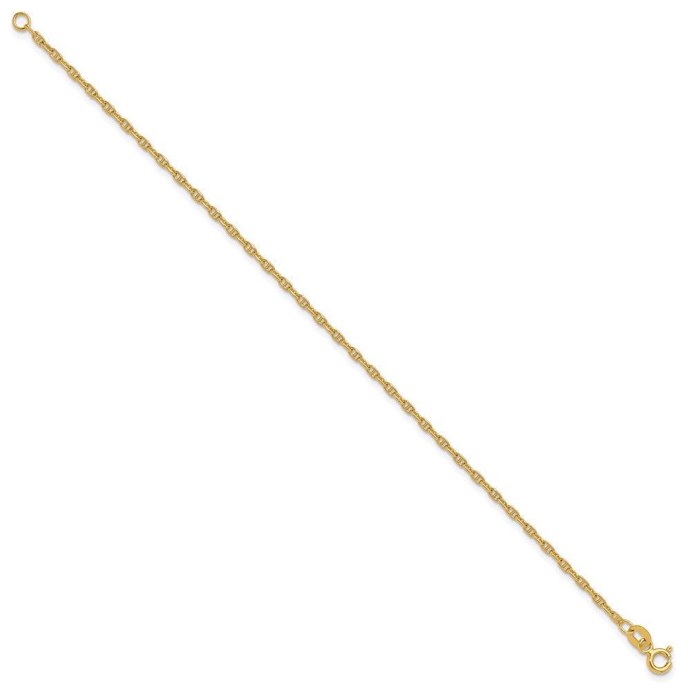 14k 1.8mm Mariners Link Chain