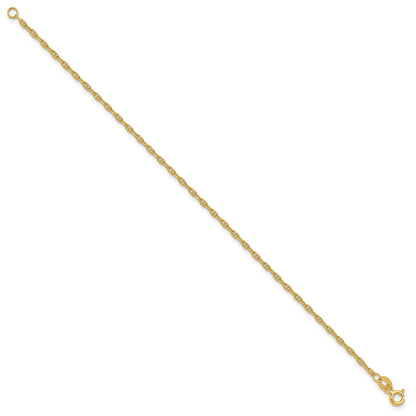 14k 1.8mm Mariners Link Chain