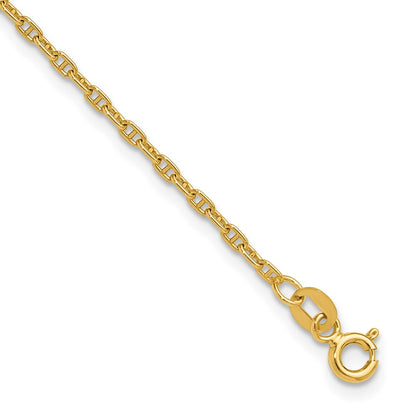 14k 1.8mm Mariners Link Chain