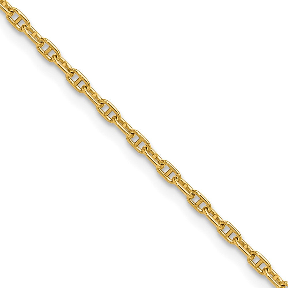 14k 1.8mm Mariners Link Chain