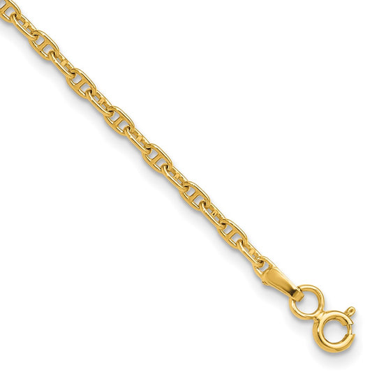 14k 2.35mm Mariners Link Chain